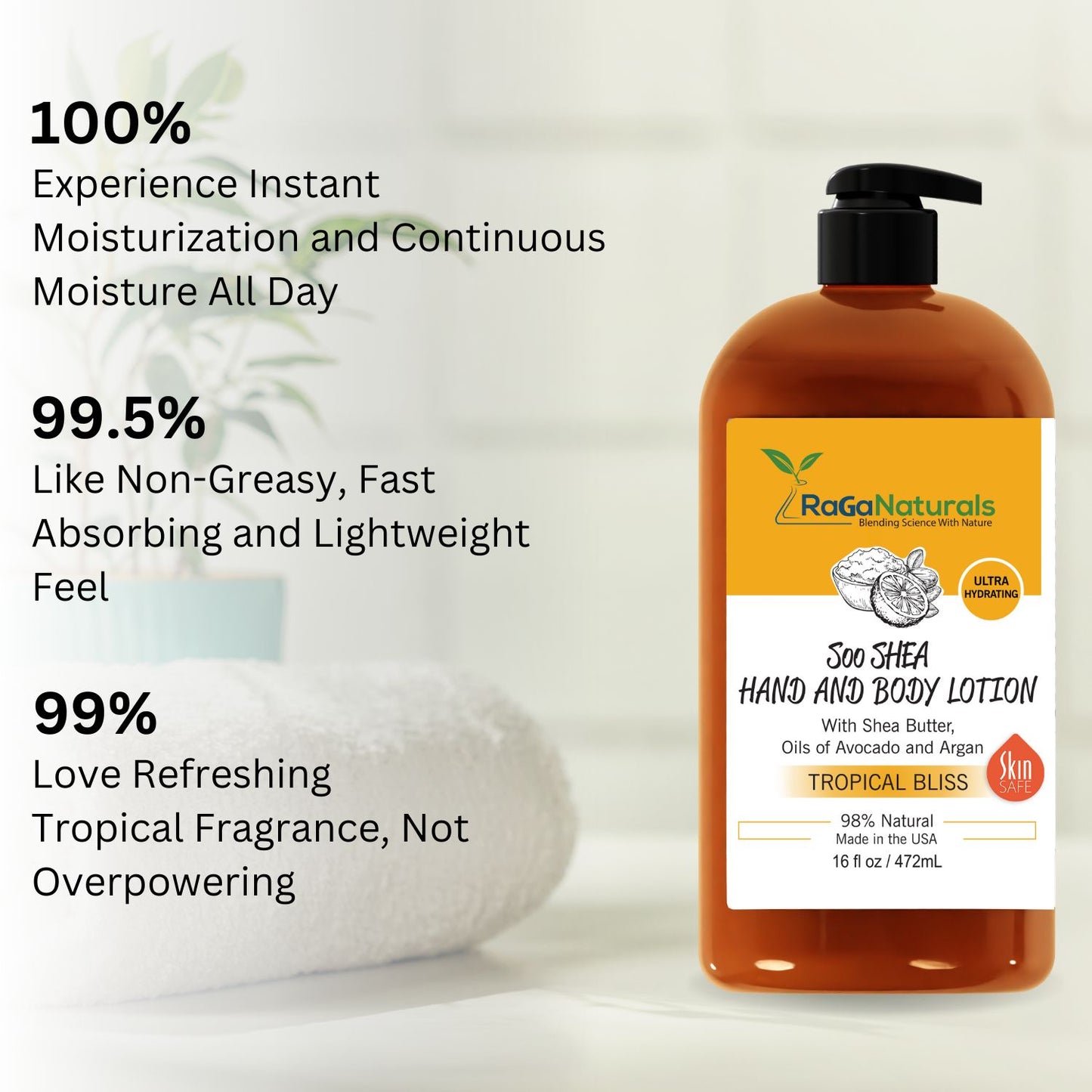 Tropical Hand and Body Lotion - 16fl oz