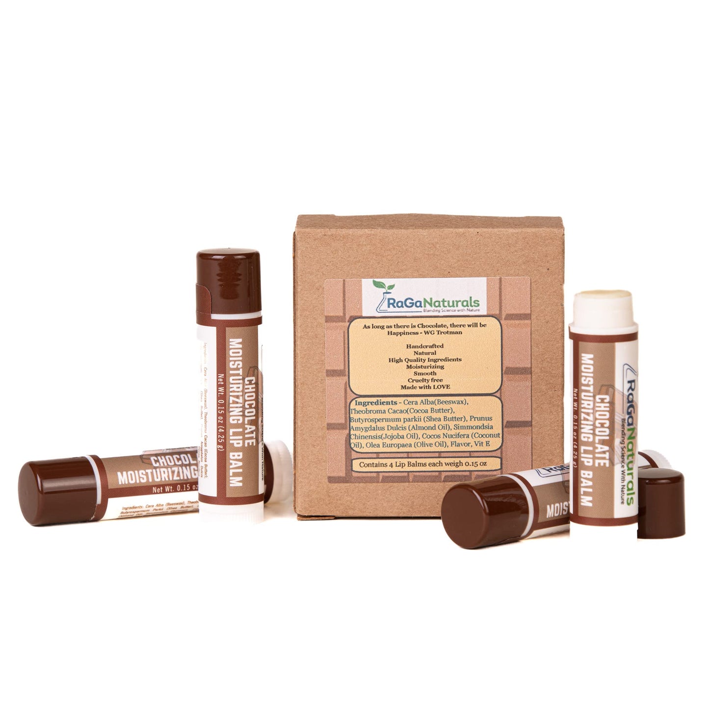 Chocolate Moisturizing Lip Balm - 1 Tube