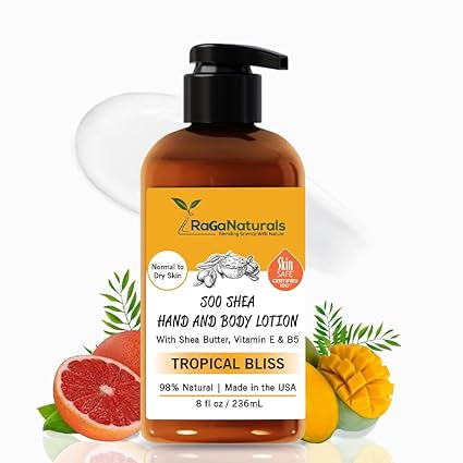 shea moisture papaya and vitamin c lip balm Raganaturals Mango Shea Butter Tropical Bliss Lotion With Argan, Vitamin E, and Avocado Oil
