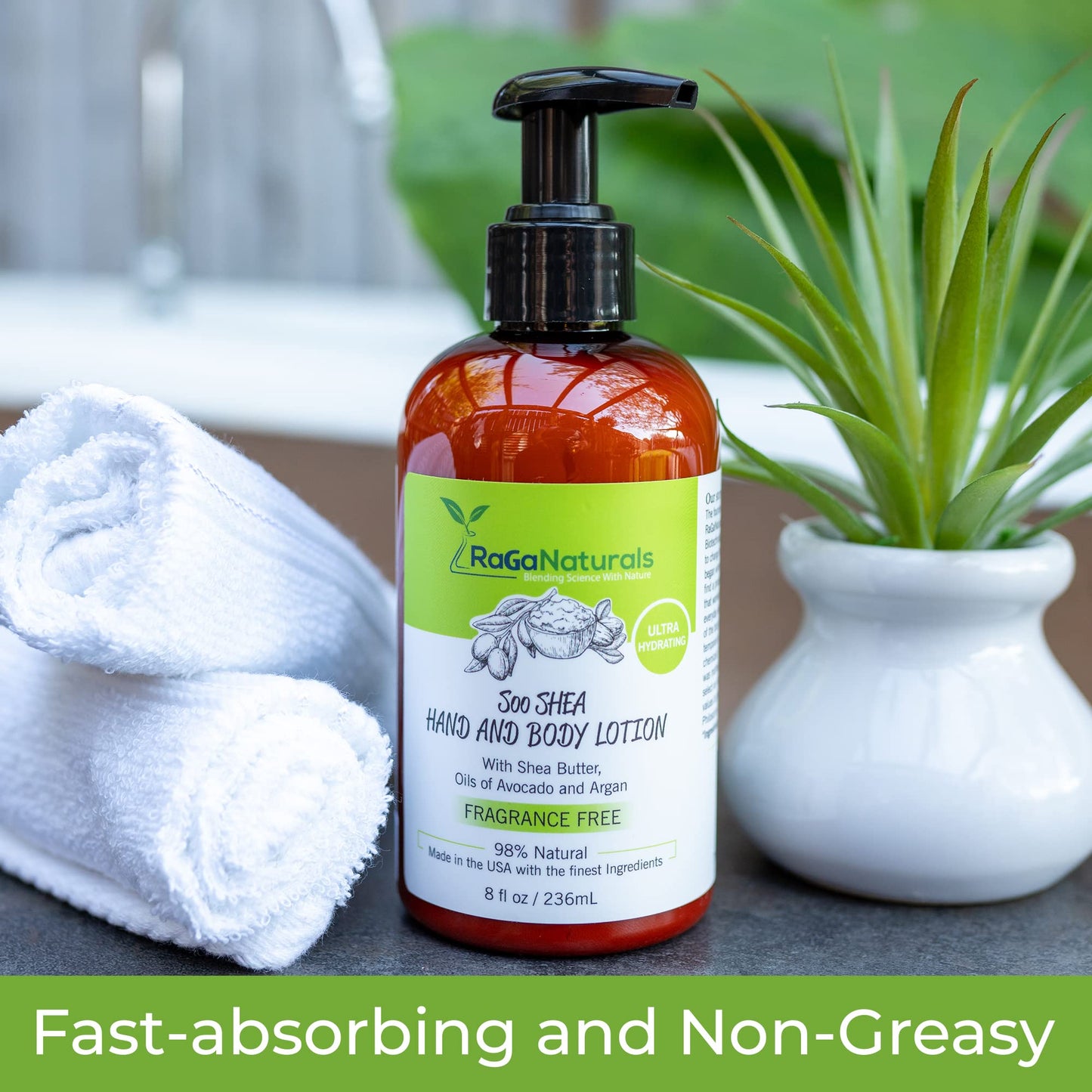 Fragrance Free Hand and Body Lotion – RaGaNaturals